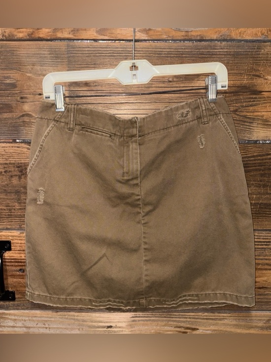 J. Crew Dresses & Skirts - J. Crew Olive/Dark Tan Mini Skirt